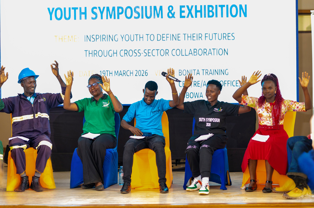 Panel of youth at the symposium