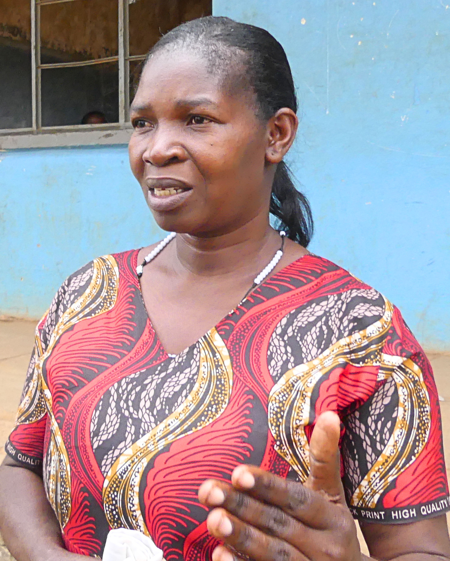 Ms Josephine Nalule, a teacher trained in the menstrual hygiene management program